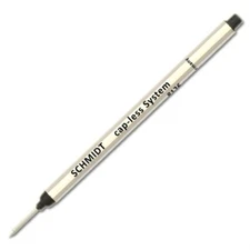 Schmidt Long 8126 Capless Rollerball Refills - Black - Fine Point - 81261
