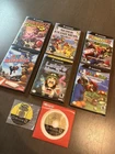 New ListingGamecube Smash Bros Melee, Paper Mario, Mario Kart Double Dash, Mario Sports Lot