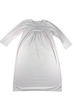 Miss Elaine Womens M Pink Floral Embroidered Long Sleeve Nightgown Cottagecore