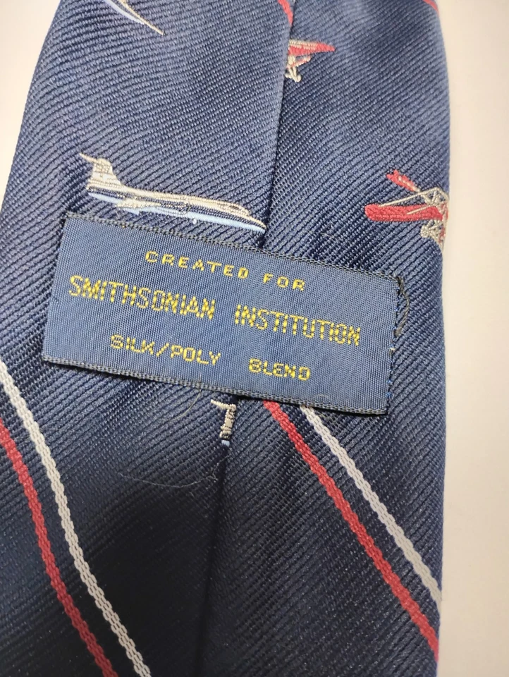 Винтажный Smithsonian Lockheed F-104 самолет музей галстук принц консорт авиации  - Изображение 4 из 4
