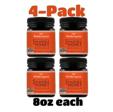 WEDDERSPOON NEW ZEALAND RAW MANUKA HONEY 4 Pack KFACTOR 16+ 8oz Each