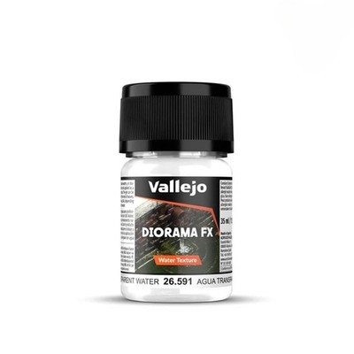 Vallejo Diorama FX Water Textures, Transparent Water 35 ml (1.18 Fl Oz)