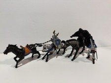 Papo Knights And Horses Medieval Figures Lot Of 6