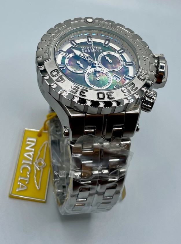 Invicta Sea Hunter Swiss Ronda Z60 Caliber Men's Watch w/ MOP Dial (34590)