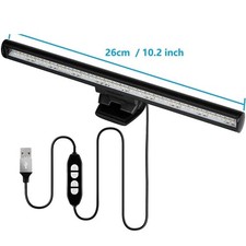 LED Screen Bar Light USB Computer Monitor Eye-Caring Reading Desk Lamp Dimmable