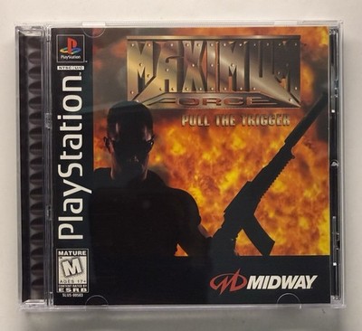 Maximum Force: Pull the Trigger (PlayStation 1, 1997) PS1 Complete CIB Tested