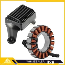 For Harley Road King FLHR / Glide FLTR 06-08 Stator Coil w/ Regulator Rectifier
