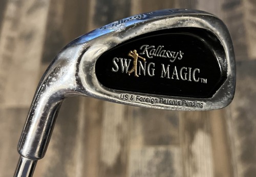 Kallassy's Swing Magic Training Aid Golf Club Single 5 Iron 2 Pc. Grip LH