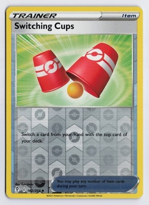Switching Cups - SWSH07 #162/203 SWSH07: Evolving Skies Reverse Holofoil LP
