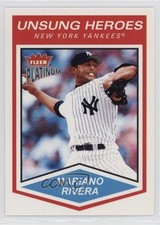 2004 Fleer Platinum Unsung Heroes Mariano Rivera #173 HOF 0e3
