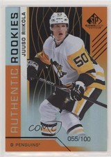 2018 SP Game Used Authentic Rookies Orange Rainbow 55/100 Juuso Riikola #111 0b3