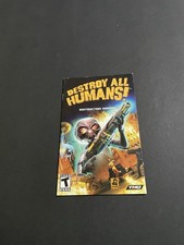 Destroy humans ps2 Manual only