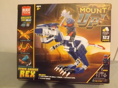 Block Tech Mount Up Cyber-Saurus Rex 123 Piece Block Set NEW