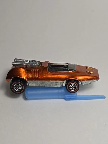 Mattel 1969 Orange Peeping Bomb Redline Hotwheels Used