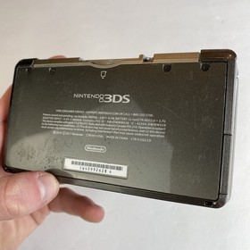 Nintendo 3DS Handheld Video Game Console Black CTR-001 W Charger Stylus