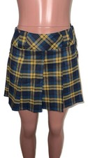 Wild Fable New Tartan Plaid Pleated Mini Skirt pleated belt loops schoolgirl new