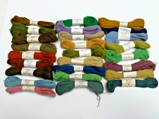 Unused. Appleton 100% wool 2 ply crewel yarn  26 skeins of various colour s