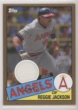 2020 Topps 1985 Topps Baseball Relics Gold 30/50 Reggie Jackson #85R-RJ HOF k0w