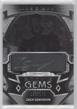 2019-20 Upper Deck Black Diamond Rookie Gems Pure 153/199 Zach Senyshyn Auto xp6