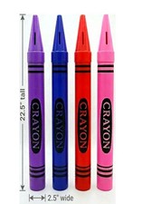 Crayon Shaped Coin Savings Bank - Pick Color - Quantity Discounts - Free Gift