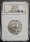 1963 Franklin 50C - NGC MS-64