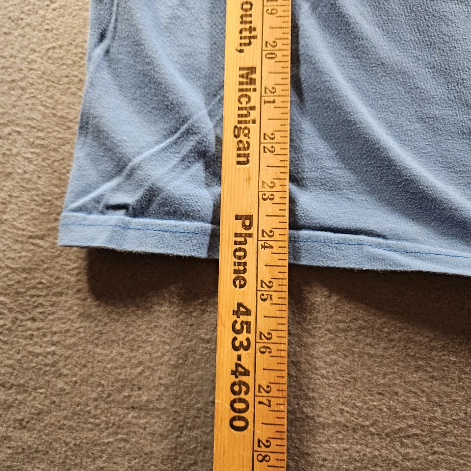 Detroit Lions Shirt Youth Large Blue NFL Football Jared Goff 16 Tee T-Shirt - Image 4 of 4