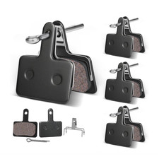 4 Pairs MTB Disc Brake Pads Resin  Semi-Metallic Quiet W/ Install Kit E-Bike