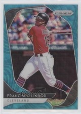2020 Panini Prizm Tier II Teal Wave Prizm Francisco Lindor #138 sh7
