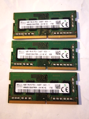 PCパーツ SK hynix PC4-2400T 4GB メモリー 4枚セット 計16GB