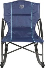 Timber Ridge Folding Rocking Camping Chair - Portable Outdoor Rocker Chair with