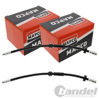 2X Mapco BremsschlÄUche Bremsschlauch Hinten Passend FüR Ford Focus