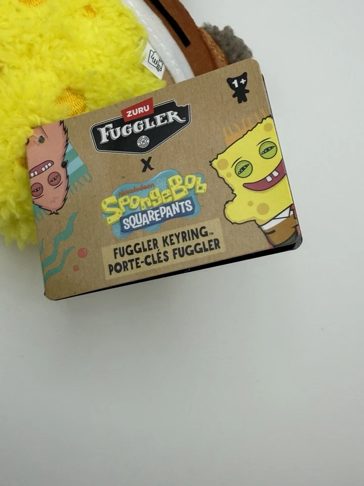Zuru Fuggler x Spongebob SquarePants Keychain Plush In Hand Ships Next Day! - Image 3 of 3