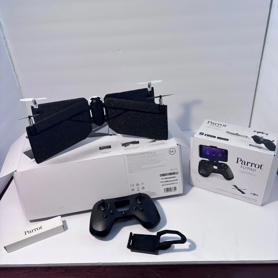 Parrot Swing Quad-copter Drone With Remote Control Parrot and Fly Pad - Image 2 of 4