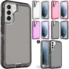 For Samsung Galaxy S21/S21 /S21 Ultra Case Clear Cover / Glass Screen Protector