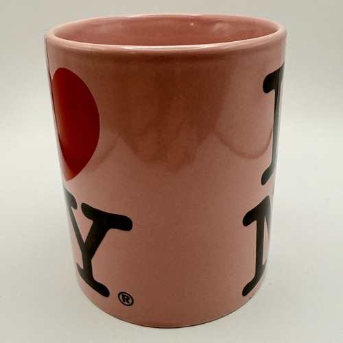 Pink “I Love NY” Mug 12oz - Picture 2 of 6