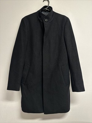 These Glory Days schwarzer Mantel Coat Jacke. Herren Größe 48