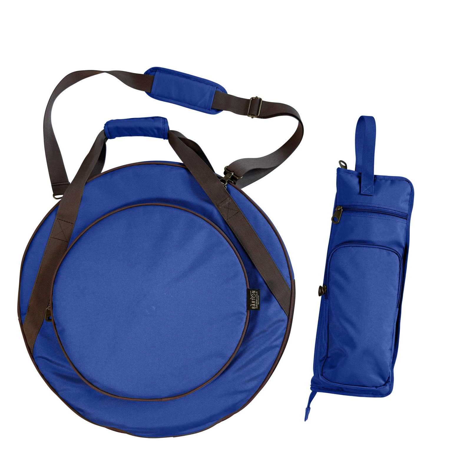 Barton Coyote Cymbal - Drumstick Combo Carry Bag, 21''/15'', Field Blue