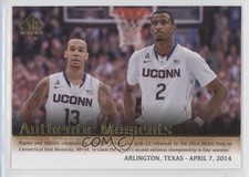2014-15 SP Authentic Authentic Moments DeAndre Daniels Shabazz Napier #73 1u7