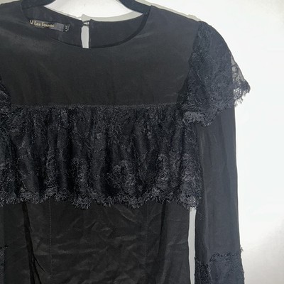 W Les Femmes Babylon  Women s Size 42 Top  Whimsgoth Fairy Flowy Silk Italy