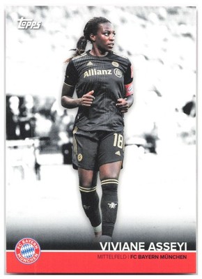 Viviane Asseyi 2021-22 Topps FC Bayern München Team Set BCW-VA FC Bayern Munchen