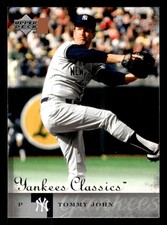 Tommy John 2004 Upper Deck Yankees Classics #65 New York Yankees