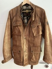 Belstaff Lederjacke Herren Panther XL, hellbraun, Größe XL