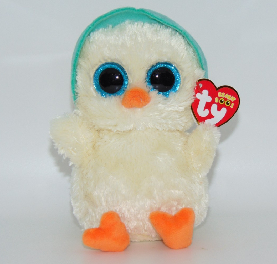 NEW! 2026 TY Beanie Babies EMMIE Easter Chick with hat  6"