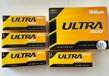 12 Wilson Ultra 500 Distance Golf Balls - NEW in box