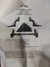 HECASA 6" Spindle Lift Kit For Yamaha 07-up G29/Drive Golf Carts S3BE 