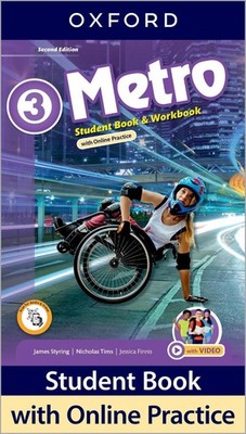 Metro: Level 3: Student Book and Workbook with Online Practice 2nd Edition by Ox