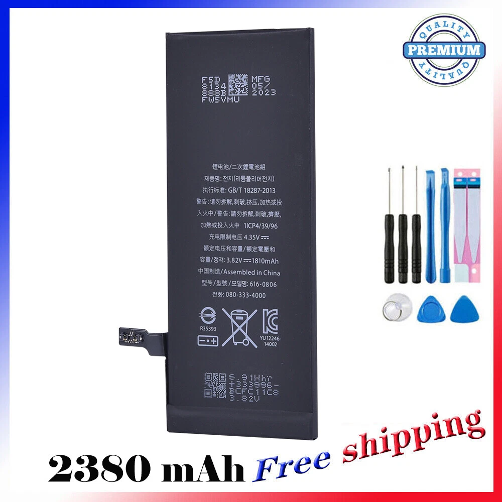 7500mAh] Batteria per iPhone 6 (2025 Nuova Versione) Ultra Alta Capacità Sostituzione della Batteria per iPhone 6 modelli A1586, A1589, A1549 con kit di strumenti