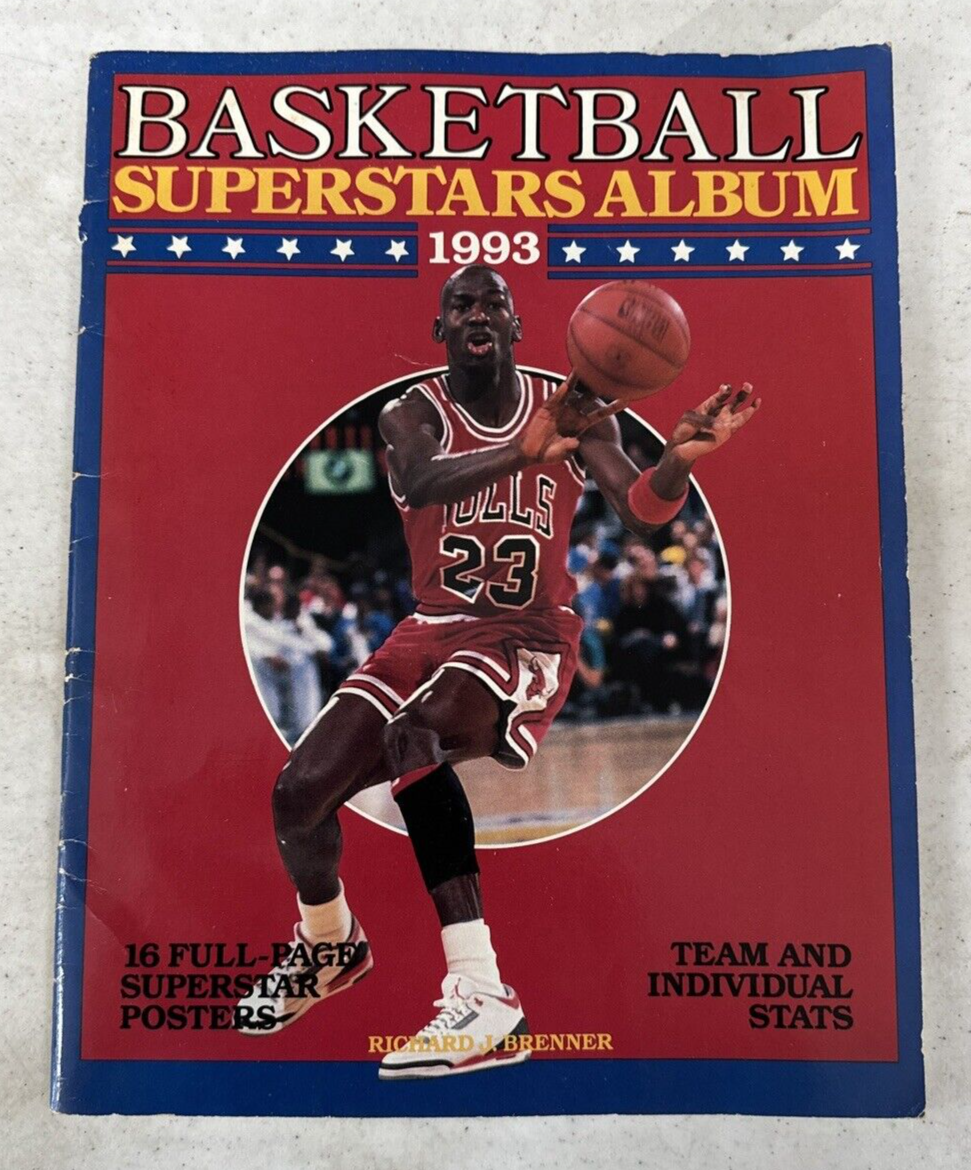 Michael Jordan Basketball Superstars Album 1993 | eBay