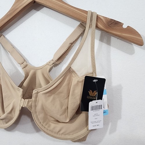 Wacoal Women's Body by Wacoal Racerback Underwire Bra Toast NEW Size 36C - Picture 5 of 14