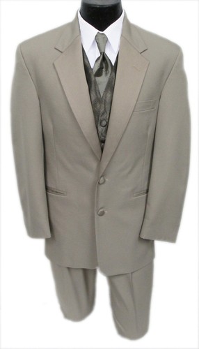 Mens' Perry Ellis Tan Tuxedo Jacket 